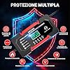 YDBAO Caricabatterie Auto 10A 12V Multi Protezioni Caricabatterie Moto Carica batteria Intelligente con Schermo LCD 5 Modalità per Auto Moto AGM LifePO4 #5