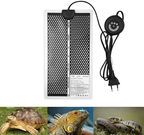 Manta Termica para Reptiles, 28x15CM Tapetes Térmicos para Terrar...
