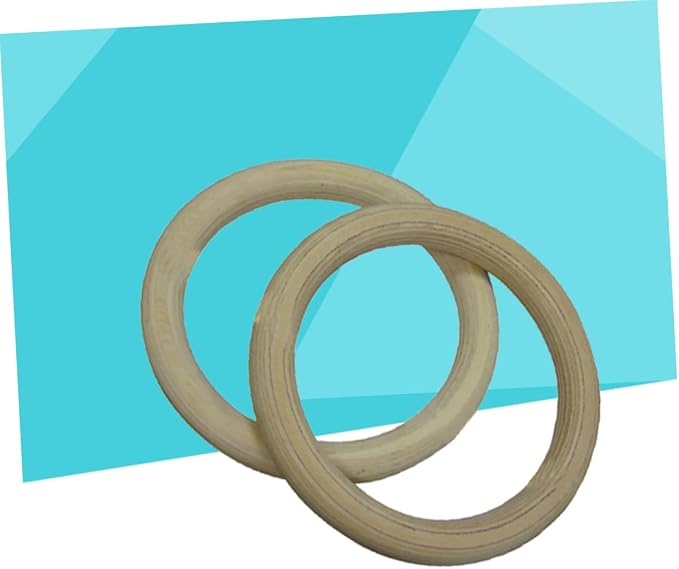 Anillas de gimnasia de madera para ejercicios de cuerpo completo miniatura 4