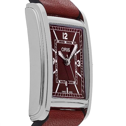 Oris Rectangular Automatic Red Dial Watch 01 561 7783 4068-07 5 19 18 (Pre-Owned) #TOP2