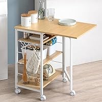 Amazon.co.jp: タンスのゲン キッチンワゴン バタフライ式 キャスター