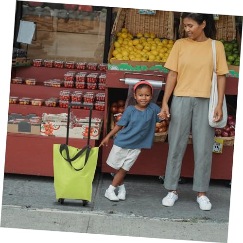 SOESFOUFU Einkaufstasche Zum Mitnehmen Einkaufswagen Tasche Für Utility-räder Einkaufstasche Auf Rollen Mehrzweckwagen Einkaufstüten Mit Rollen Oxford-stoff Haushalt Einkaufen Laufradtasche – Bild 8