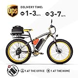 beach bike herren BATTERIE MIT GRÖSSERER KAPAZITÄT: 48 V * 17 Ah Lithium-Ionen-Batterie mit großer Kapazität. Die Batterielebensdauer beträgt ca. 50 km (rein elektrischer Modus) oder 80 km (Pedalunterstützungsmodus). Ladezyklus des Akkus mehr als 1500 Mal, volle Ladezeit 5-7 Stunden.