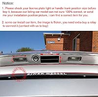 Auto Umkehrkennzeichen Lichtkamera Ersatz für Bora Variant Kombi 1J6/Golf IV 4 MK4 Variant Kombi 1J5/Touareg 7LA/Passat Variant Kombi B5 3B6/Cayenne 9PA 955 – Ansicht 7