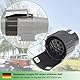 fouraces Adapter Anhänger 7 auf 13 polig - 7 auf 13 polig, schwarz - Auto zu Hänger, für Pkw, Kfz und LKW - kurz, Anhängerkupplung, Adapterstück