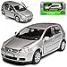 Welly Volkwagen Golf V Silber 5 Türer 2003-2008 ca 1/43 1/36-1/46 Modell Auto