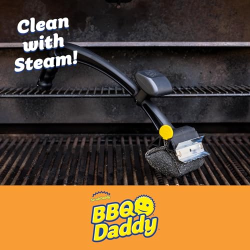Scrub Daddy BBQ Daddy - Grill-Reinigungsbürste mit Schaber & Flaschenöffner, BBQ Bürste für Grillrost, Grillbürste Ohne Borsten mit FlexTexture, Grillreinigungsbürsten, Hightech-Reinigungszubehör