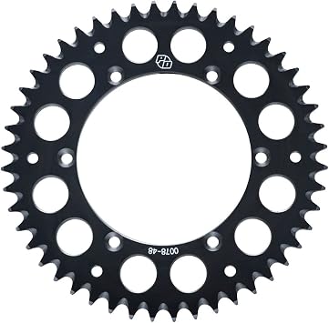 Rear Aluminum Sprocket 47 Tooth Black
