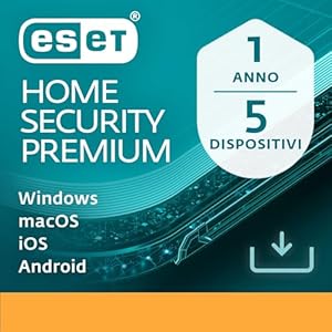 ESET HOME Security Premium 2024 | 5 dispositivi | 1 anno | Password Manager, Privacy e sicurezza del browser inclusi | Windows, MacOs, Android & iOS | Codice di attivazione tramite email