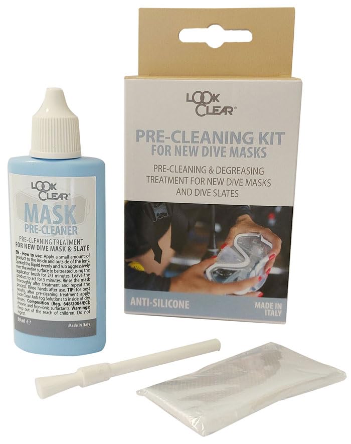Look Clear MASK PRE-CLEANER & DEGREASER FOR NEW DIVE MASK AND SLATE