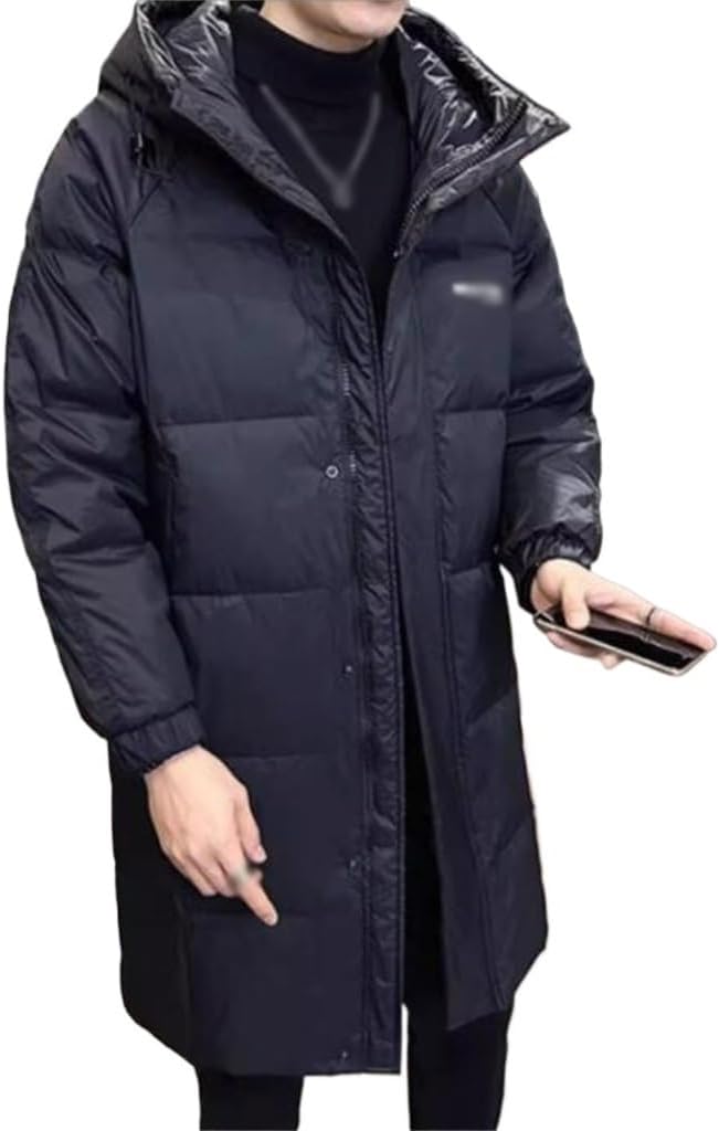High Street Ruffian Handsome In The Long Of Thick Coat Down Jacket Down Jacket Men's Winter