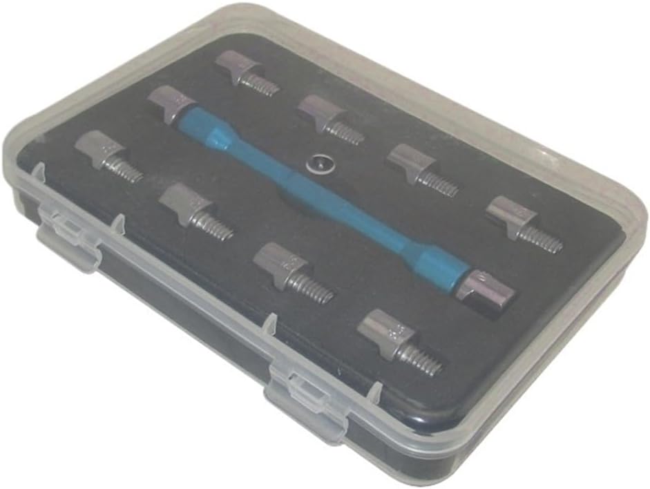 Wheel Spoke Wrench Spanner Kit for HA YA KI Pit Dirt Bike - 10 Sizes (5mm to 6.8mm) - Durable Aluminum & Iron Construction