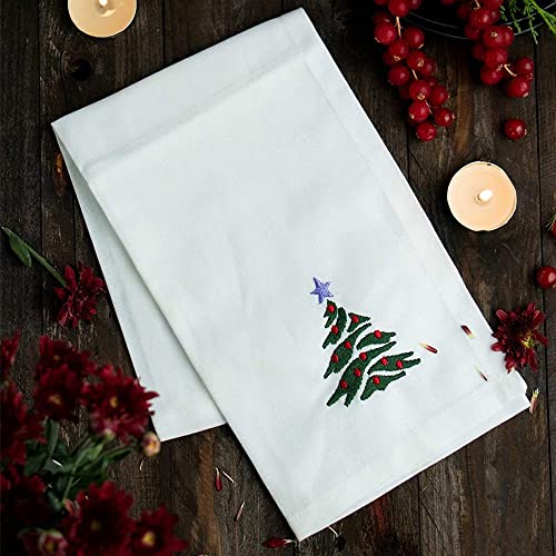 Servilletas de Tela Blancas 18x18 Pk 6 Algodón miniatura 2
