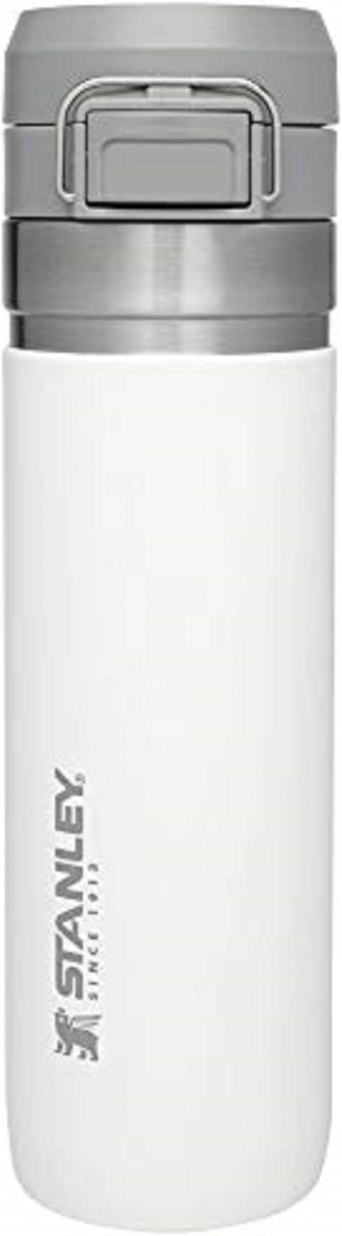 Quick Flip GO Water Bottle 24 oz | Push Button Lid | Leakproof and Packable for Travel and Sports | Insulated Stainless Steel | BPA-Free | Polar