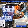 Reboot 6-in-1 Multi-Process Welding Machine 210A – MIG Gas/Gasless, Lift TIG DC, Stick MMA, Spot Welding, Spool Gun Ready – IGBT Inverter with Synergic Mode – 240V for Workshop Farm DIY