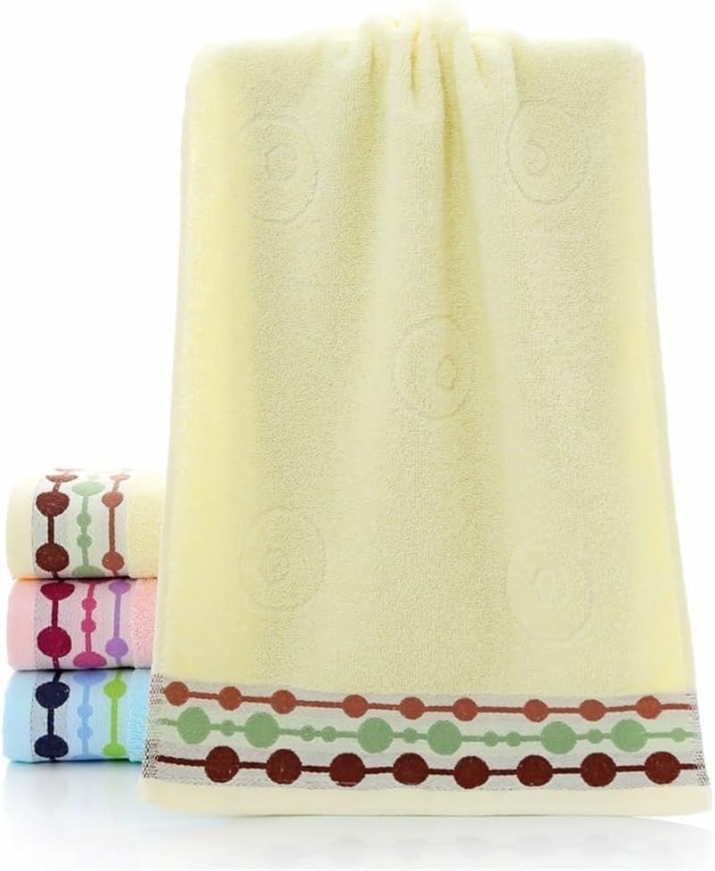 Towel Set Towel Strong Absorbent Thick Face Does Not Drop Hair Bath Hands Men's and Women's Dry (34 * 74CM)