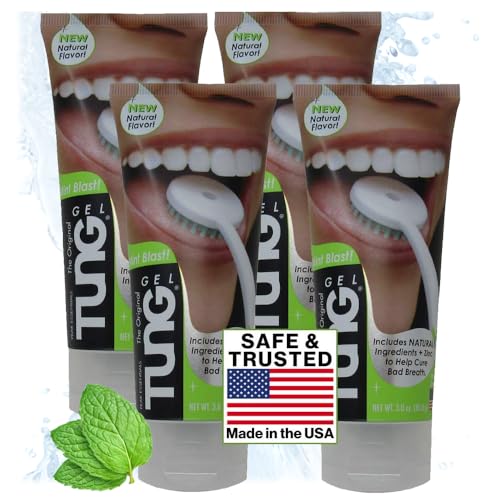 Tung Fresh Mint Tongue Cleaner Gel - Pack of 4