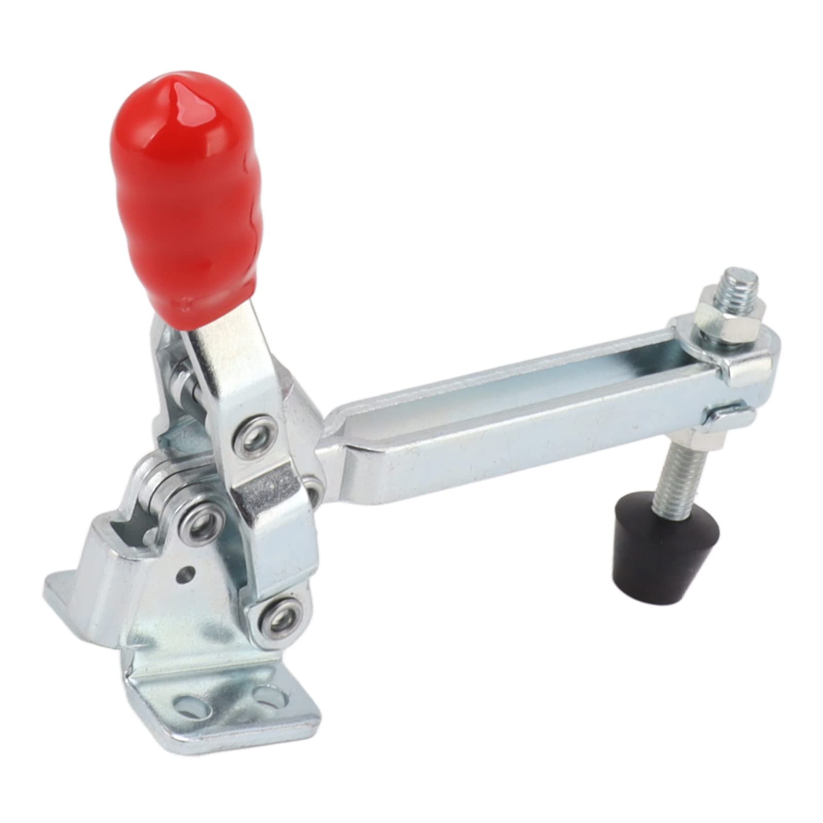 Toggle Clamp, Toggle Clamps Stainless Steel Quick Release Stroke Clamp with Plastic Cover Handle Toggle Clamps Woodworking for Home Decoration, Equipment Installation, Machine