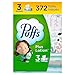 Puffs Plus Lotion Facial Tissue, 3 Family Boxes, 124 Tissues Per Box
