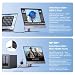 UGREEN 2,5K Portable Monitor 16 Zoll, Tragbarer Monitor IPS 2560×1600@165Hz HDR400 500nits 100% sRGB mit Magnetständer, USB-C Vollfunktionsanschluss × 2 & Mini HDMI für Mac/Laptop/PC/PS5/Switch