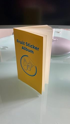 Leuchtturm Album Stickers Fruits – 900 Autocollants – 61 Pages – Jaune 150×90 Mm