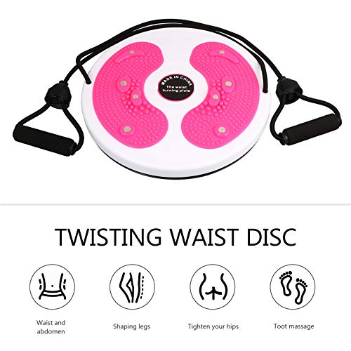 Besportble Aparador de cintura Ab com placa de torção e disco de torção abdominal para modelar o cor