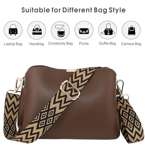 Image of Replacement Purse Strap Shoulder Strap Adjustable Crossbody Strap for Women Crossbody Wide Shoulder Bag