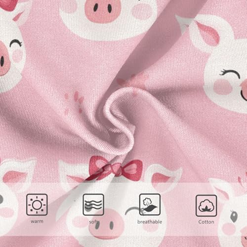 Wusikd Pigs Faces Girls' Underwear Cotton Girls Briefs Soft Toddler Underwear 2T3