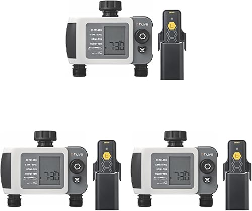 Vista 10 de Orbit 24634 B-hyve XD Temporizador inteligente de riego con manguera de 4 puertos