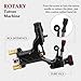 ATOMUS Rotary Tattoo Machine Gun Kit Professional Liner Shader Tattoo Motor Machine with Grip Tube Wrench Elastic Bandage Beginners Tattoo kit Tattoo Supplies (Black)