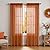 KOUFALL Linen Look Sheer Curtains
