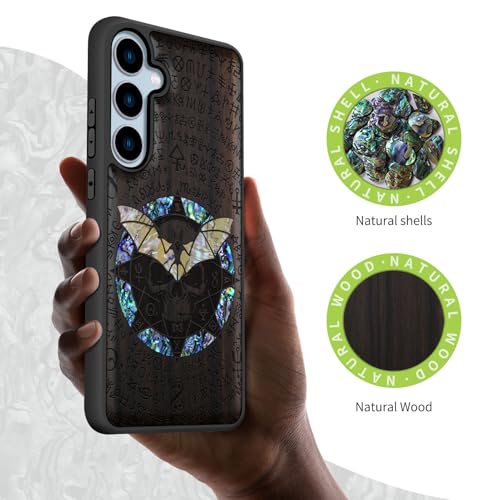 Coque Galaxy S24 FE bois sombre pour un style urbain unique - 2