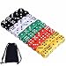 AUSTOR 50 Pieces 6 Sided Dice Set 5 x 10 16mm Acrylic Dice with a Free Velvet Pouch