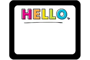 Carson Dellosa Kind Vibes 40pc Hello My Name is Name Tags Stickers