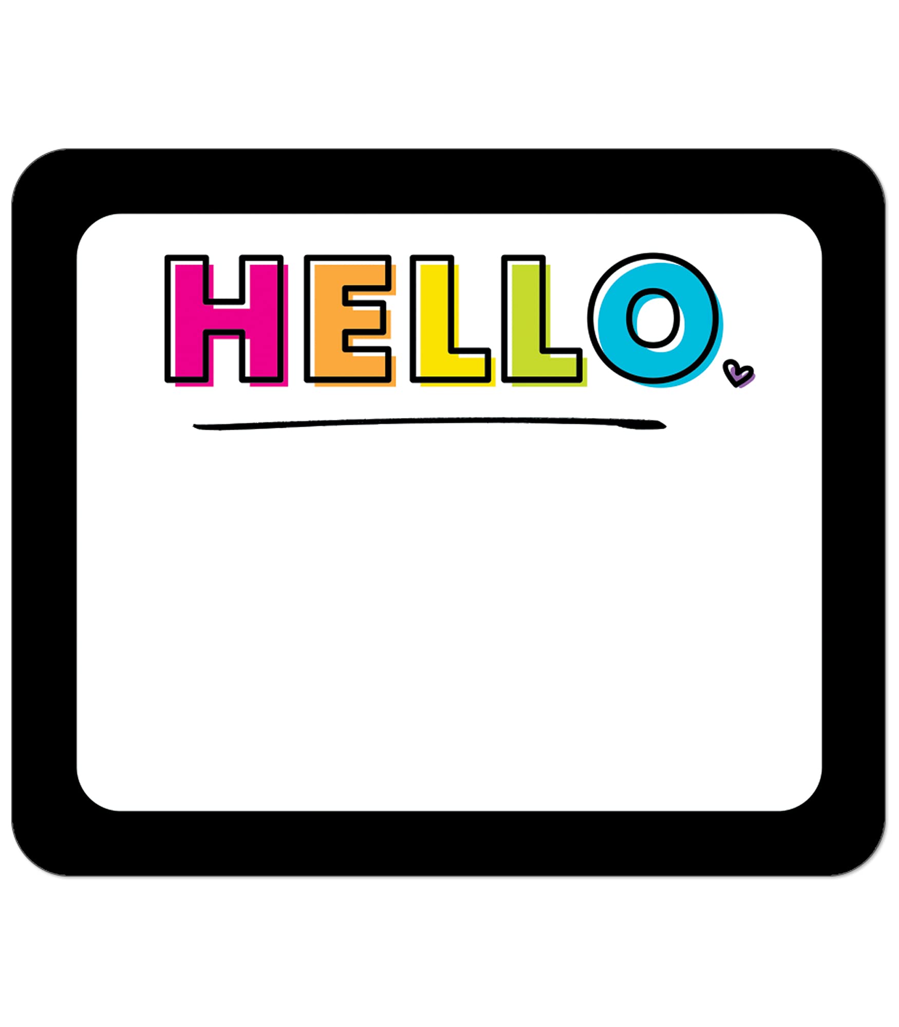 Carson Dellosa Kind Vibes 40PC Name Tags, Hello My Name is Stickers, Colorful Nametags for Daycare Labels, Locker Organization, Back to School Decor,