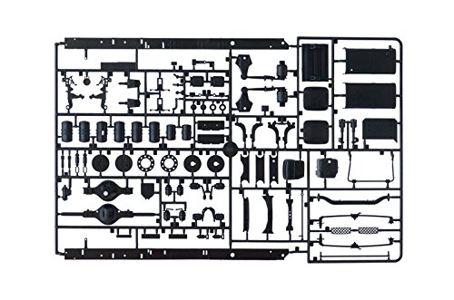 Italeri 553883 510003883 Scania R730 V8 Topline Imperial – hochdetaillierter Modellbausatz, inkl. Aufkleberbogen, unbemalt, Showtruck, 24,7 cm lang, Schwarz