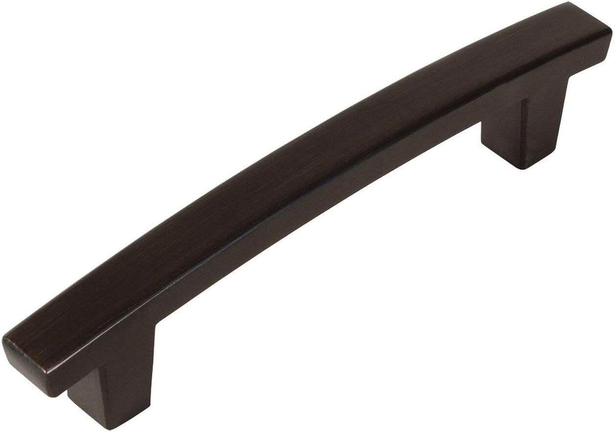 25 Pack - Cosmas 5237ORB Oil Rubbed Bronze Contemporary Cabinet Hardware Handle Pull - 3-3/4" Inch (96mm) Hole Centers