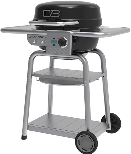 Bistro Pro 25302145 - Parrilla y plancha eléctrica + modo carbón, color negro