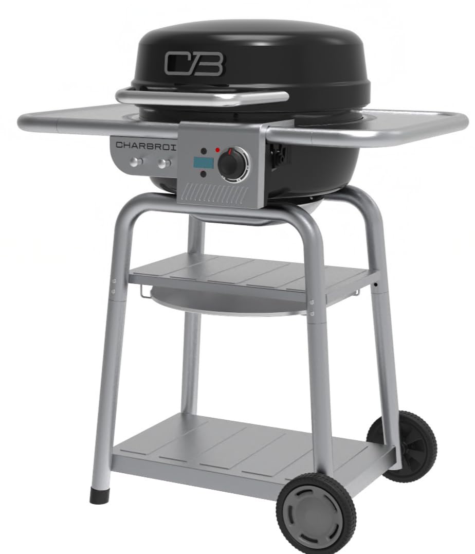 Bistro Pro 25302145 - Parrilla y plancha eléctrica + modo carbón, color negro