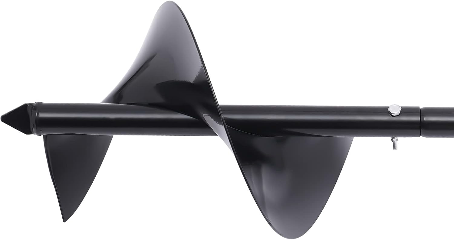 Manual Hole Digger Hand Drill Auger for Easy Soil and Ice Excavation Durable Garden Spiral Drill Planter with Ergonomic Handle Ideal for Post Holes and Gardening Eco-Friendly and Economical Solution