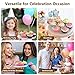 Gifbera Standard Pink Foil Cupcake Liners Wrappers Baking Cups for Baking 100 Count, Pink