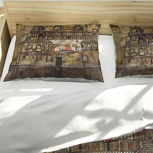 Housse de couette Egon Schiele 3 pièces grand confort avec fermeture éclair - 5