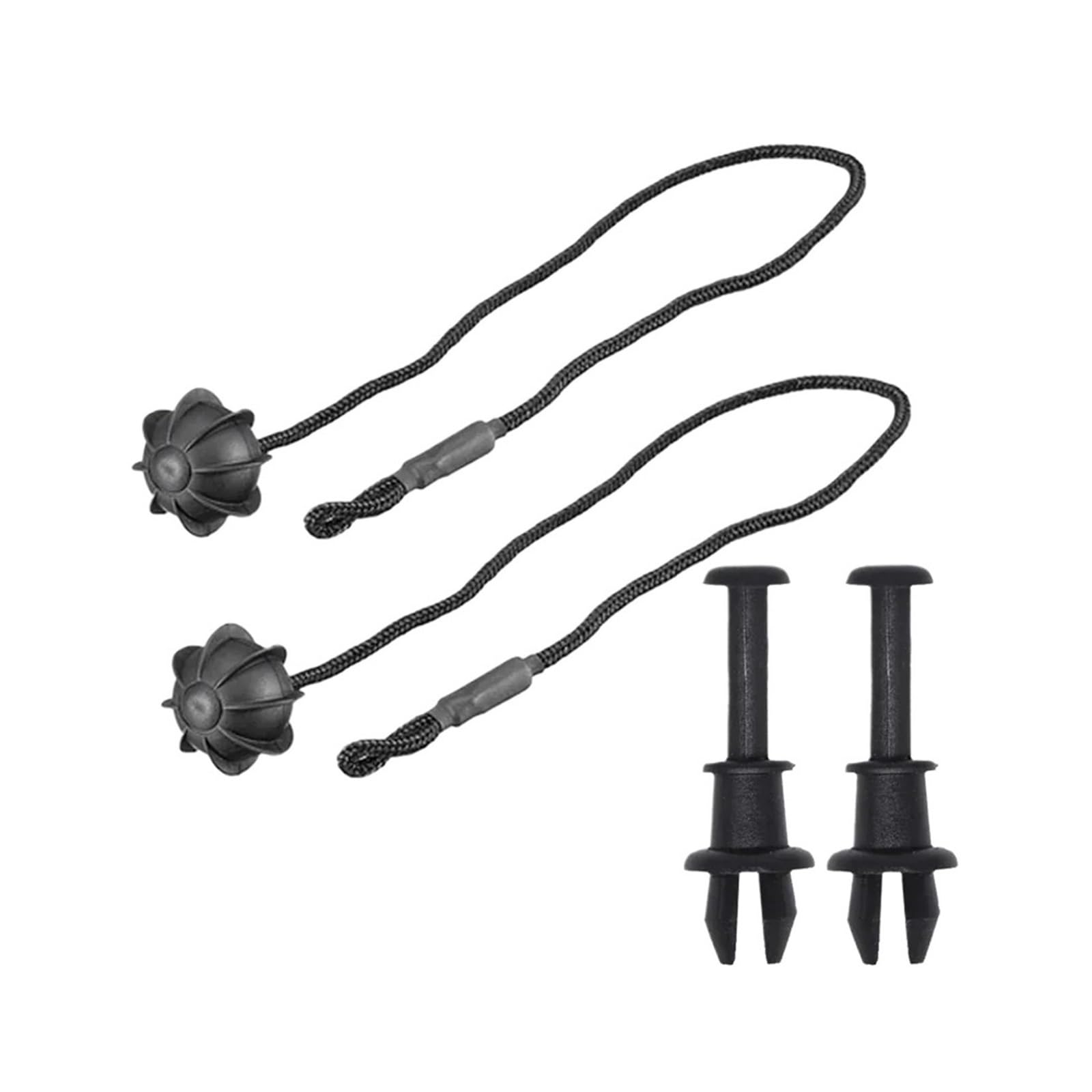 Clips de maletero trasero para colgar los cables de la bandeja en trayectos diarios 8