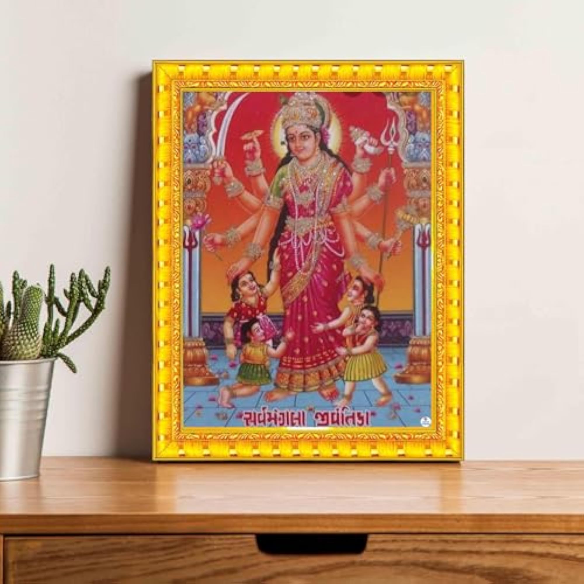 Shree Jivantika Mata Religious Wall Art