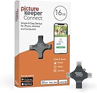 Vista 22 de Picture Keeper Connect para iPhone, Android, USB-C, PC y Mac - 64GB USB Backup para Fotos, Videos, Contactos, Unidad Flash de Memoria de Respaldo