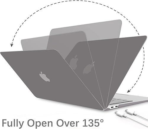 Miniatura 115 de B BELK Funda compatible con MacBook Air de 13 pulgadas 2022 2021 2020 2019 2018 M1 A2337 A2179 A1932 Touch ID, carcasa rígida de plástico para Verde