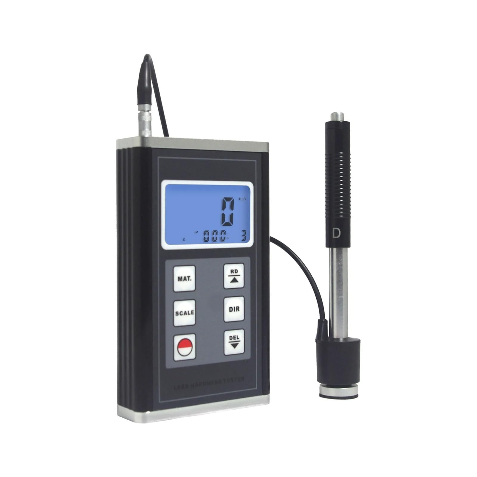 Gqnblvhzupdm One Color Hardness Tester Leeb Hardness Tester Metal Measuring Instrument 170(Hld)~960(Hld) Hl, Hrc, Hrb, Hb, Hv, Hs