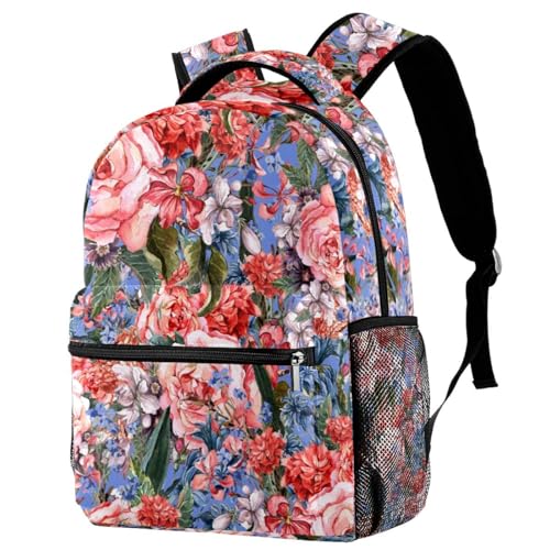 Sac de voyage décontracté finitions soignées à motif roses