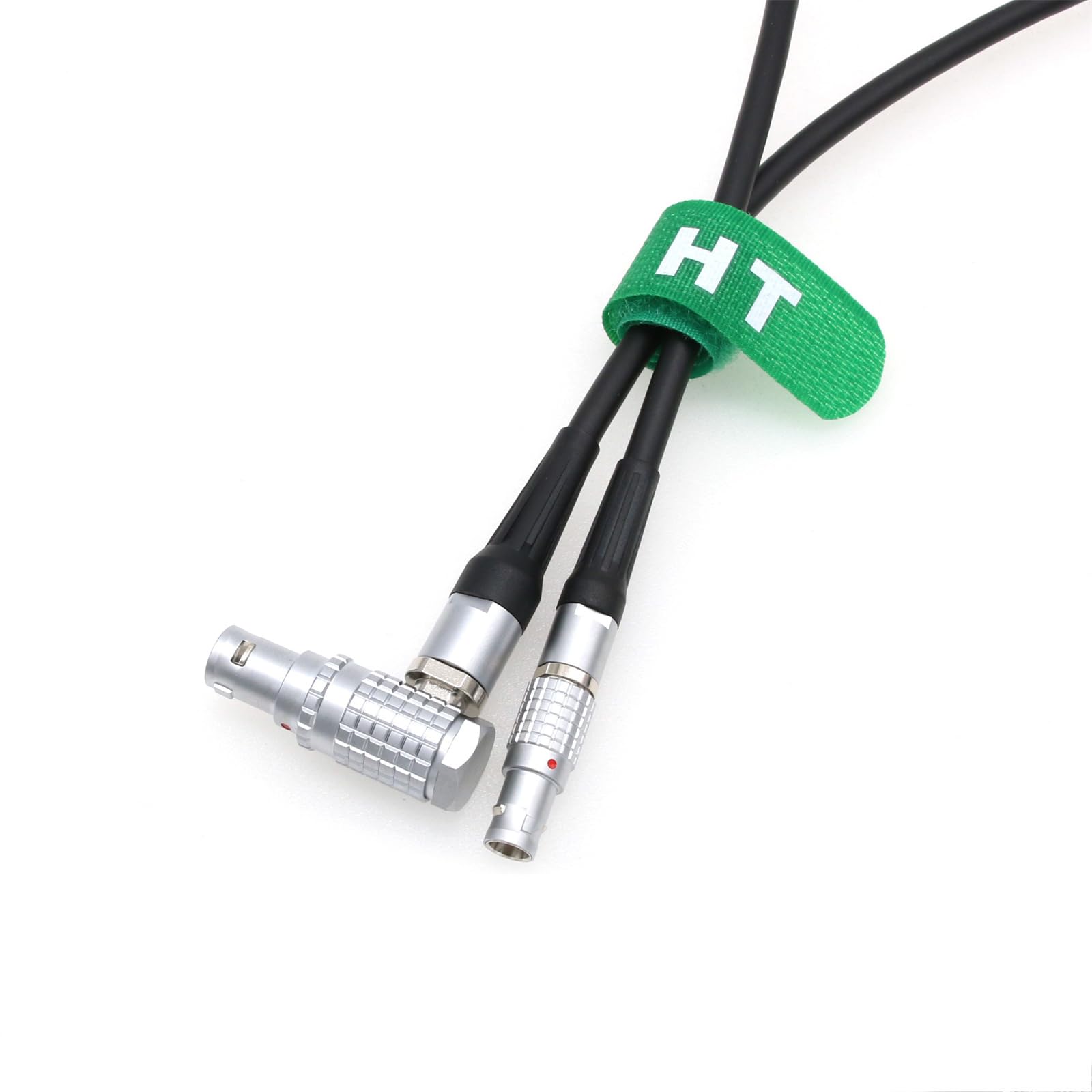HangTon Control Cable for DJI RS2 RS3 Pro Gimbal Expansion Base kit and Ronin Tethered Control Handle, Right Angle 4+2pin to Straight 6 pin 1m