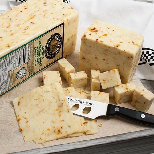 wisconsin cheese wheel - Blaser's Wisconsin Ghost Pepper Habanero Jack - Whole Cheese Wheel (5 pound)